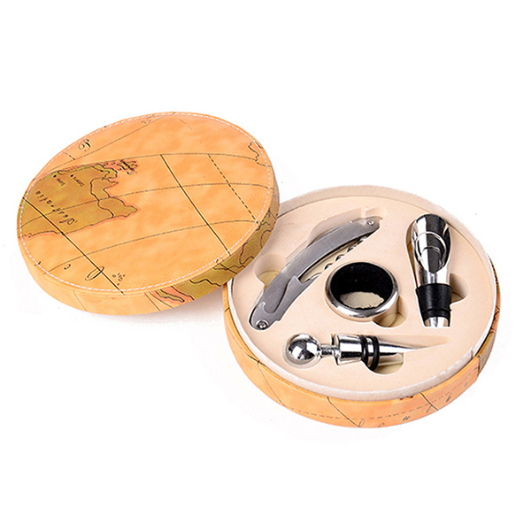 Wine tools with leather box set:圖片 3