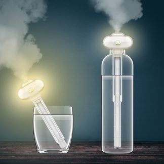 Crystal humidifier with light