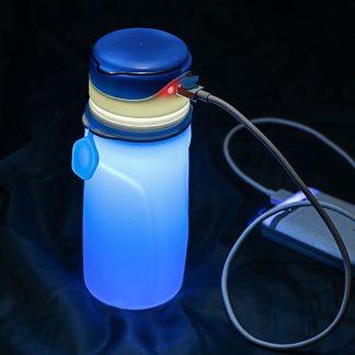 Silicone Foldable Camping lamp Water Bottle-550ML