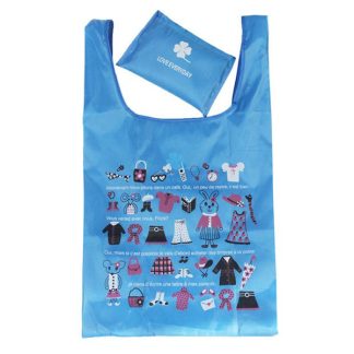 Full color printing foldable shopping bag