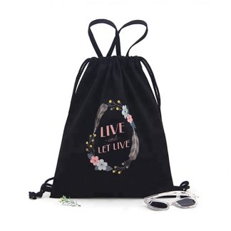 2 in 1 Drawstring bag