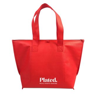 Dumping shape Insulated non-woven bag