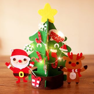 DIY 3D Felt christmas tree