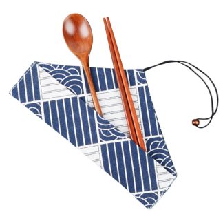 Japanese style spoon and chopstick set