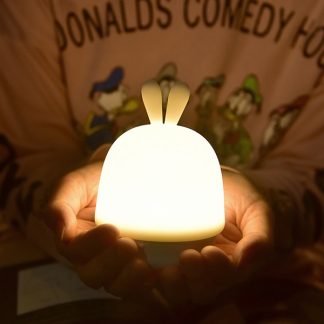 LED silicone rabbit light