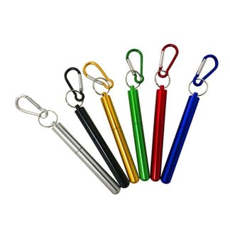 Foldable Stainless Steel Straw Set