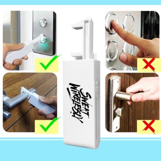 Adjustable plastic door opening tool