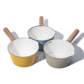 Nordic enamel milk pan
