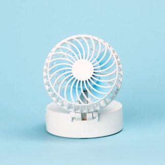 Portable mini handy fan with mirror