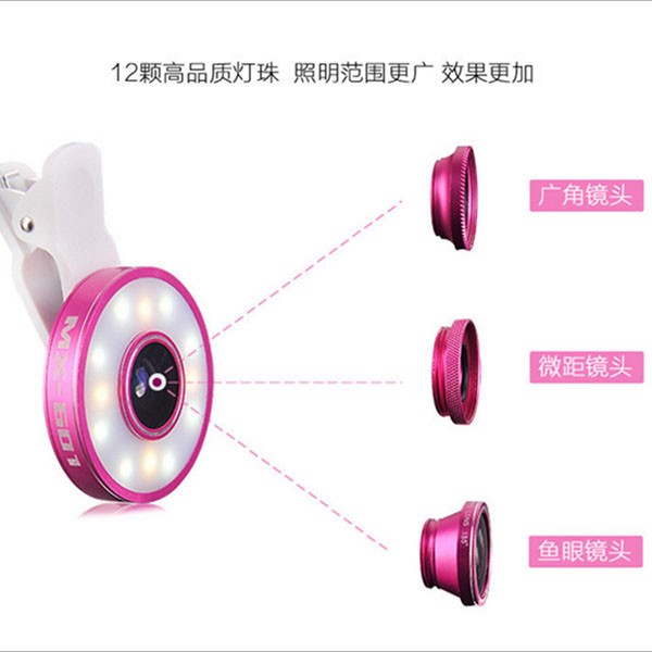 6 in 1 led selfie lens set:圖片 7