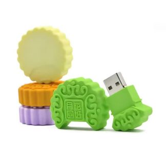 Moon Cake PVC USB Flash Drive