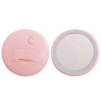 LED makeup round sharp mirror