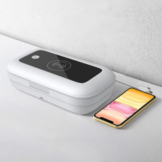 UV sterilizer Box wireless charger 
with build in cable