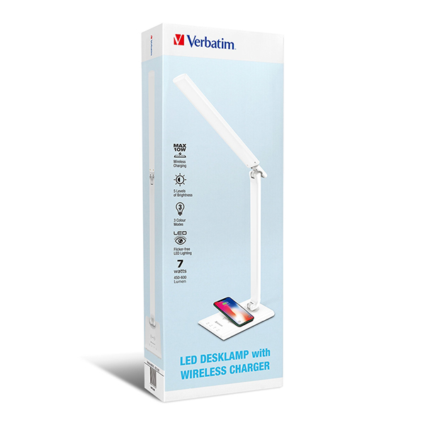 Verbatim-LED Wireless Charger Desklamp