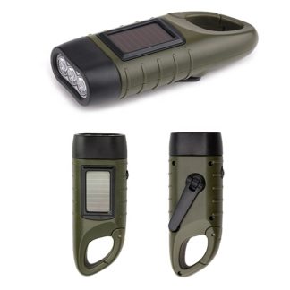2 in 1 Solar Hand Crank Dynamo Led lamp 