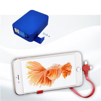 2 in 1 charger cable phone holder