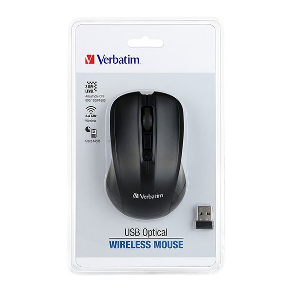 Verbatim-USB Optical Wireless Mouse-Black:圖片 2