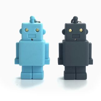 LED Robot mini light Keychain