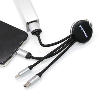 4 in 1 Charging Cable with Led Logo