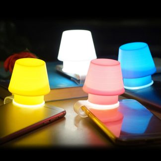 Silicone phone lampshade