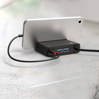 Wireless charger phone holder with usb hubs