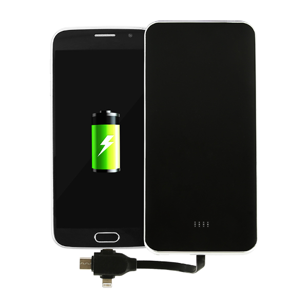 Korean Style 3 in 1 Power bank- 6000MAH(TYPE-C+IPHONE+MICRO):圖片 2