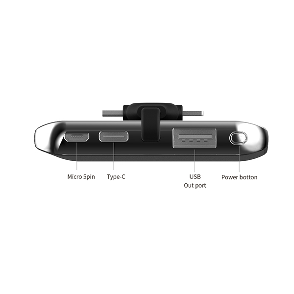 Korean Style 3 in 1 Power bank- 6000MAH(TYPE-C+IPHONE+MICRO):圖片 6