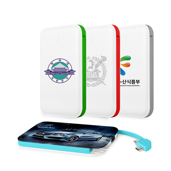 Korean Style 2 in 1 Power bank- 5000MAH(IPHONE+MICRO):圖片 3