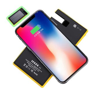 Multi Functional solar power bank with QI function-6000mAh