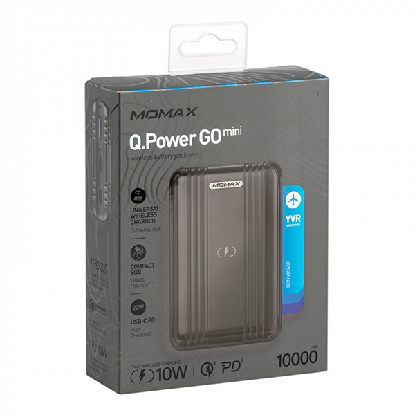 Momax-Mini QC & PD wireless charger power bank-10000mAh:圖片 3
