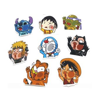 Luggage Case Waterproof Sticker Set