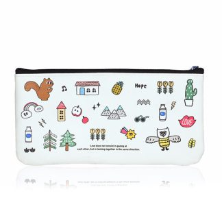 PU Leather color print pouch