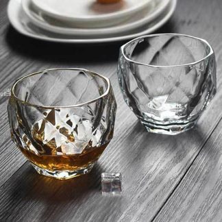Crystal pattern Whiskey Glass 330ML