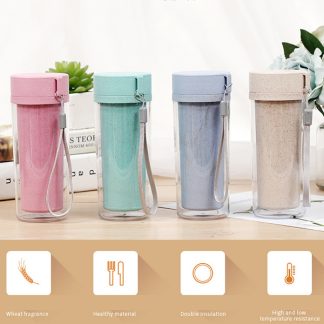 Portable Wheat Straw Mug-350ML