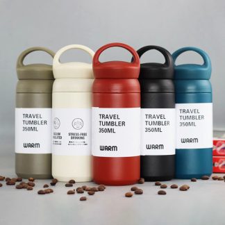 Portable Japanese Vacuum Flask with tea tray-350ml