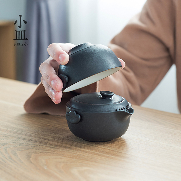 2 in 1 Ceramic teapot cup set -120ml