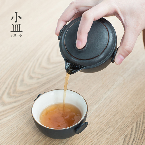 2 in 1 Ceramic teapot cup set -120ml:圖片 4