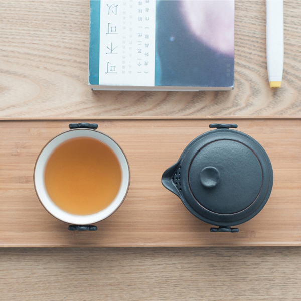 2 in 1 Ceramic teapot cup set -120ml:圖片 6