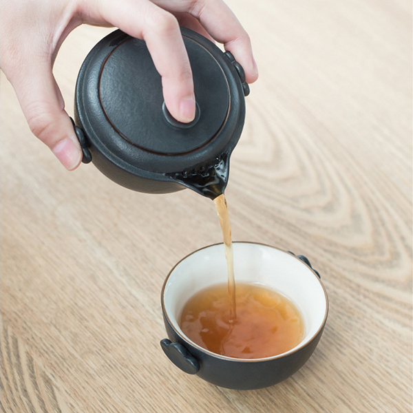 2 in 1 Ceramic teapot cup set -120ml:圖片 7