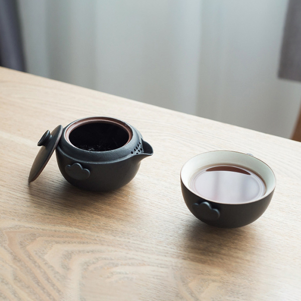 2 in 1 Ceramic teapot cup set -120ml:圖片 9