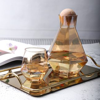 Diamond Shaped Glass Gift Set