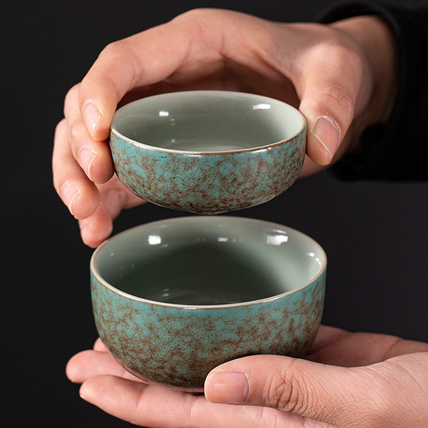 Colorful Portable Ceramic teapot cup set:圖片 4