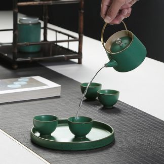 Luxury Ceramic Teapot Set(4pcs)